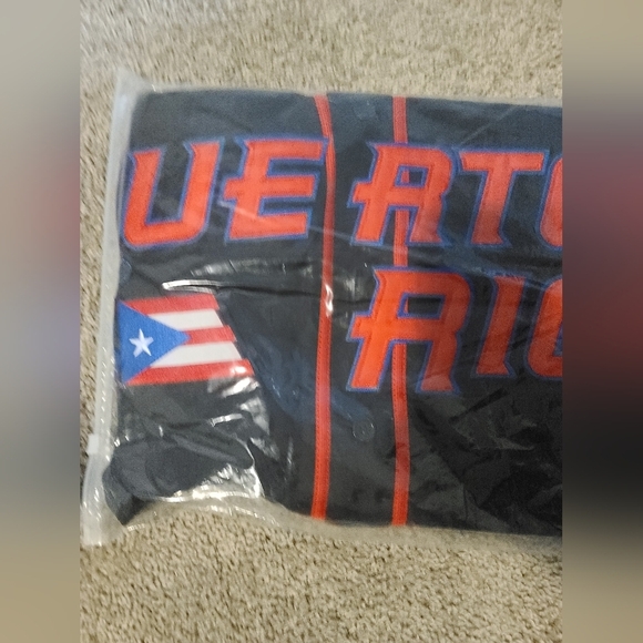 New w/ Tags Mens Roberto Clemente Puerto Rico Baseball Jersey Multiple S… - Picture 2 of 5